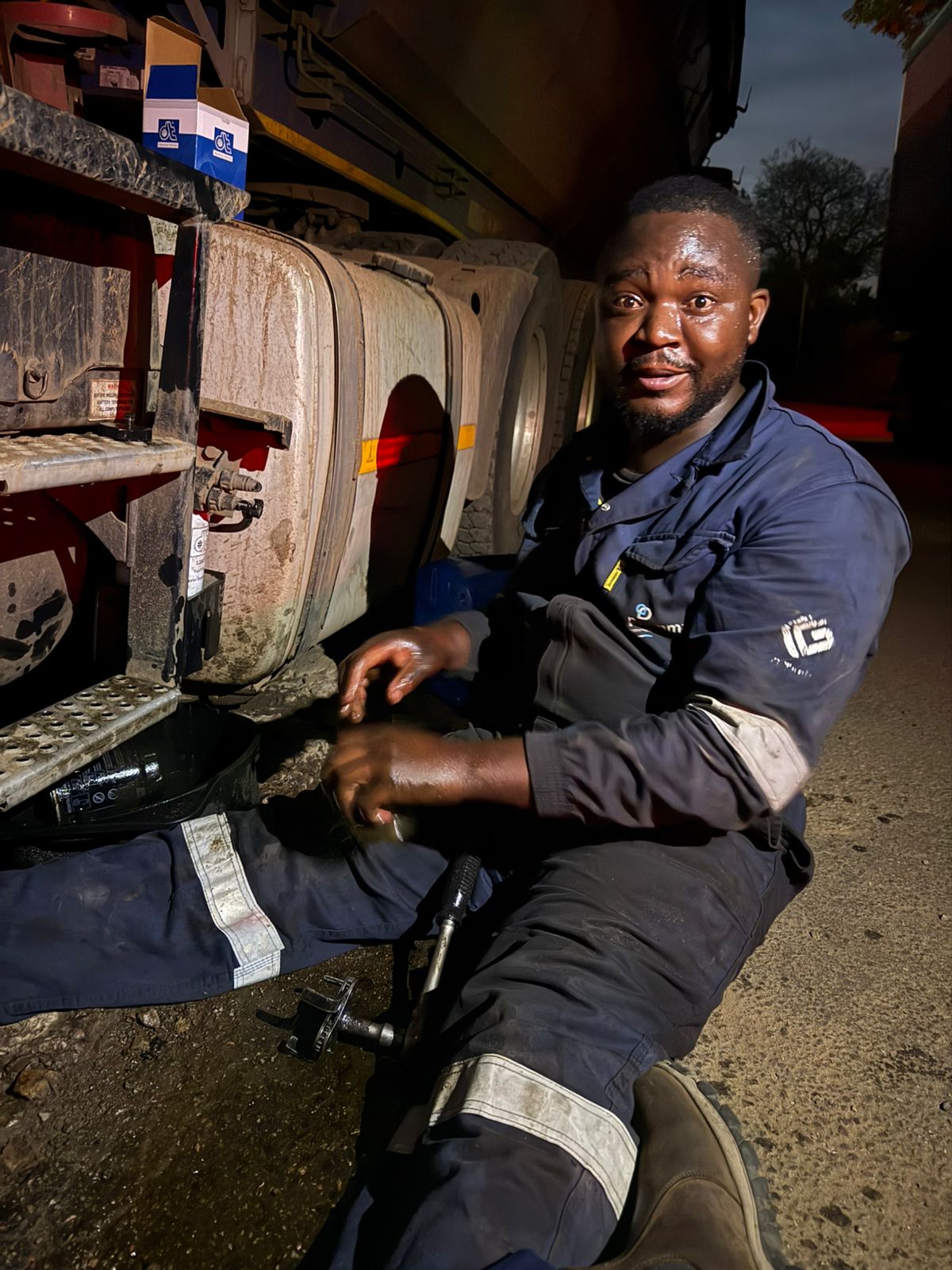 FoxCore mechanic working on a car